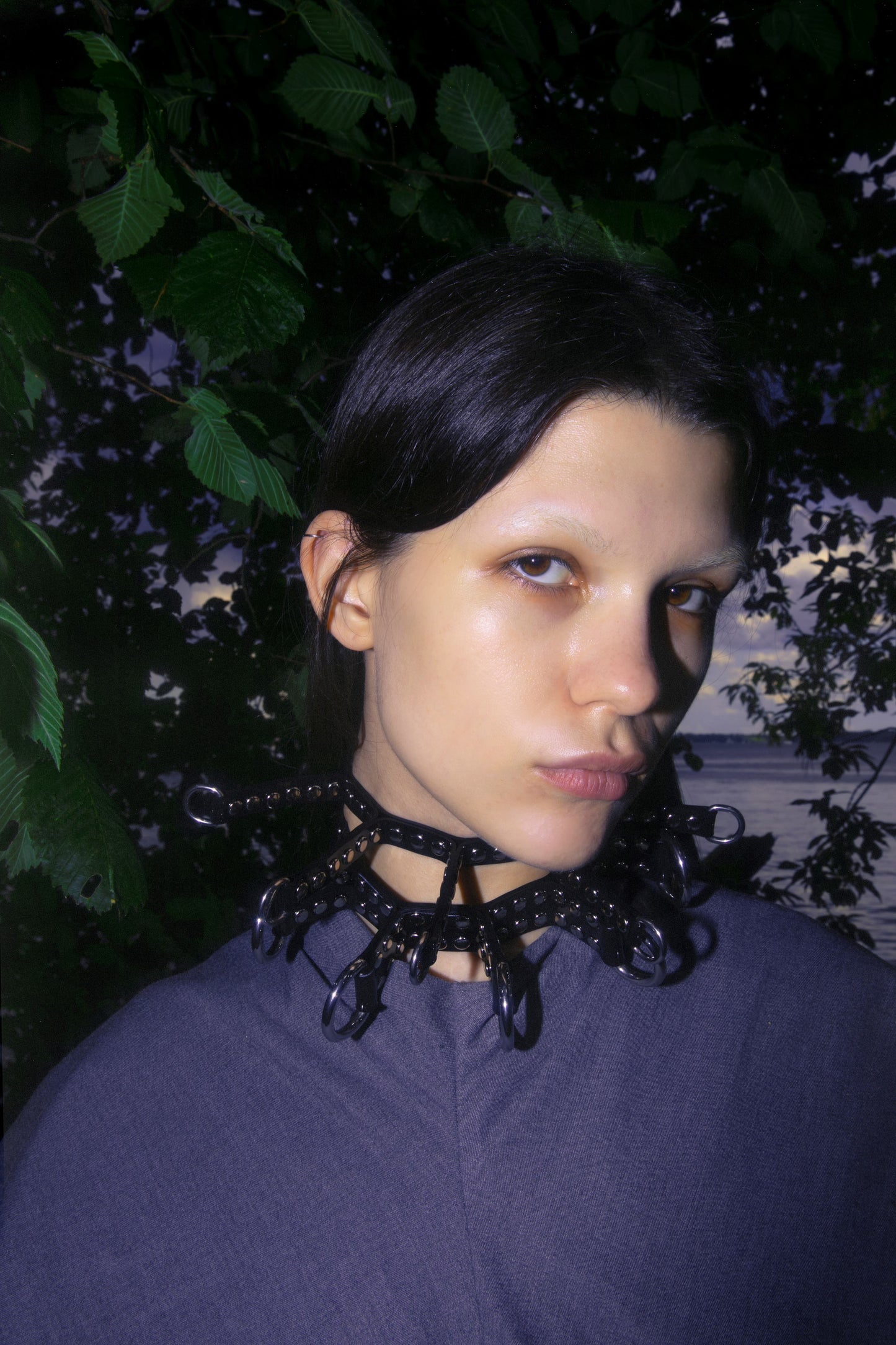 Commitment Issues Choker with Long Spikes