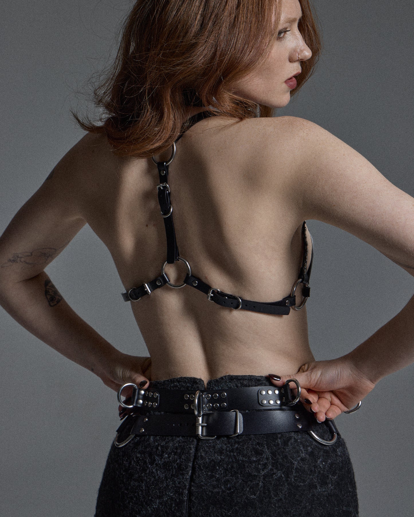 Heartstrings PVC Cage Bra